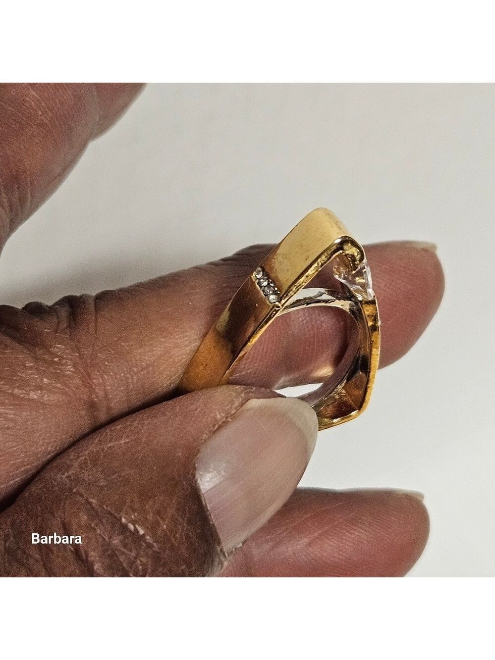 4-Piece Gold-tone Dinner Rings Lot - Picture 6 of 14